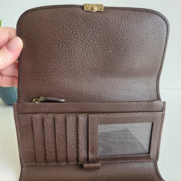 EUC Vintage Coach Bridle Collection Wallet in Mahogany – Italy - Picture 4 of 10